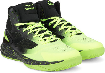 

Erke Basketball Shoes For Men(Black, Bright lemon/black