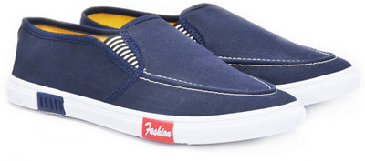 

Boysons coloured loafers, casual loafers, smart casuals Canvas Shoes For Men(Navy
