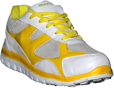 

Marvis Twilight Walking Shoes For Men(White, Yellow