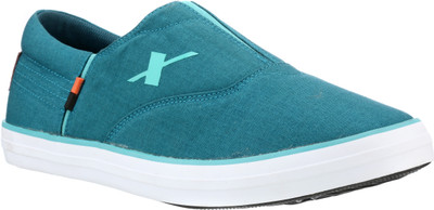 

Sparx Stylish Blue Green Canvas Shoes For Men(Blue