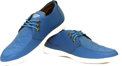 Leves Leather Sneakers For Men(Blue