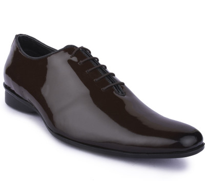 

Buckle Up MENS LEATHER SHOES BU4700PT_BROWN-Size- Lace Up For Men(Brown