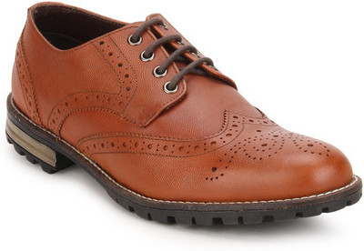 

Arden Diggory Brogue Derby Lace Up Shoes For Men(Tan