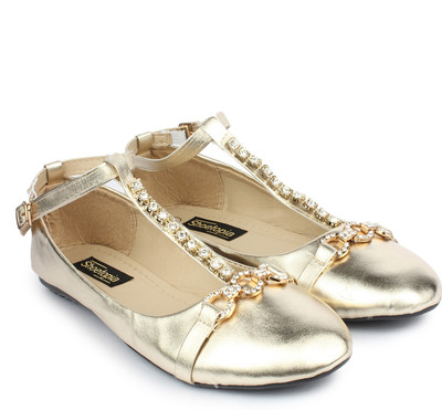 

Shoetopia Bellies For Women(Gold