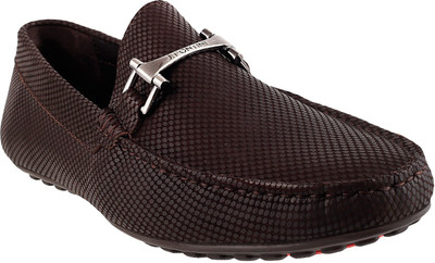 

Mochi J Fontini Loafers For Men(Brown, 55;coffee