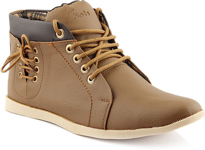 Isole Canvas Shoes For Men(Tan)