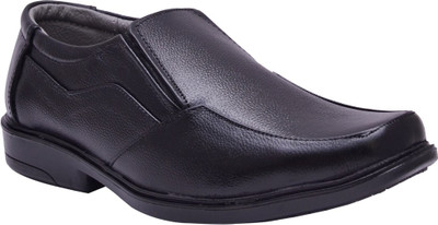 

Bxxy Genuine Leather Office Wear Slip On Shoes For Men(Black