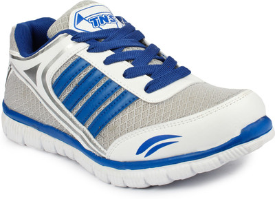 

Tennis Synthetic Leather White Royal Blue Sport Shoes Running Shoes For Men(White, Blue)