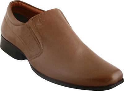 Cizmar Cizmar Formals - Slip-on Shoes in Tan Leather Slip On Shoe...