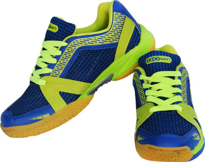 

Gowin Max Grip Badminton Shoes For Men(Blue, Green