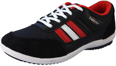 

Lancer LA-105_blk-red Walking Shoes For Men(Black, Blackred