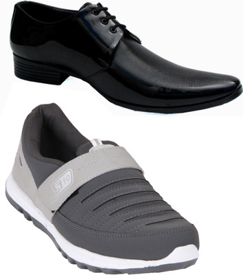 Smith Soul Running Shoes For Men(Grey, Black)