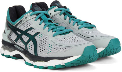 

Asics GEL-KAYANO 22 Running Shoes For Men(Grey, Slvr gry/ocn dpth/sky cptn