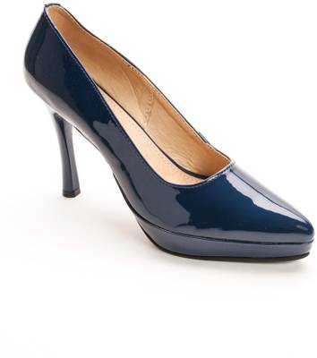Marc Loire Marc Loire Women's Solid Blue Stilettos Bellies