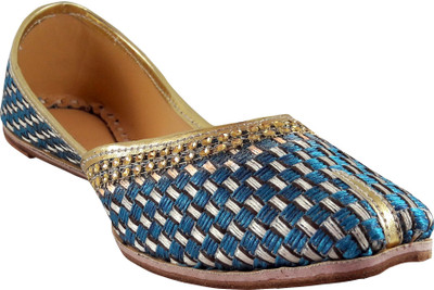 

Sagi Mojaris For Women(Blue, White), Sagi-blue:white