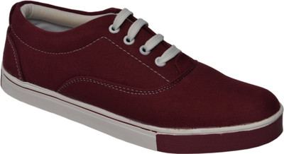 

Molessi Canvas Shoes For Men(Maroon, 01;grey