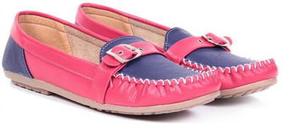 

TEN Casual Red Blue Loafers For Women(Red, Blue), 00003;red