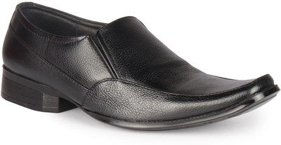

Leather King Evans Black Slip On For Men(Black