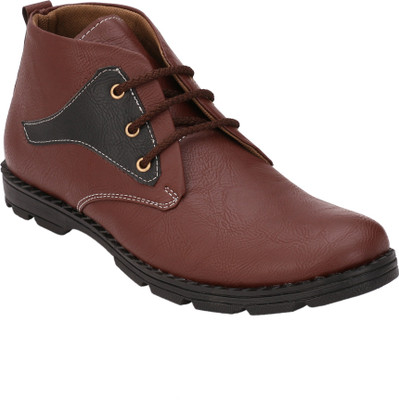 

Shoe Smith SS1191 Casuals For Men(Maroon), Tan