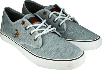 

U.S. Polo Assn Canvas Shoes For Men(Grey