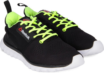 

REEBOK SUBLITE AIM 2.0 Running Shoes For Women(Black, Black/neon yellow/white