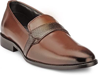 

Teakwood Slip On For Men(Brown