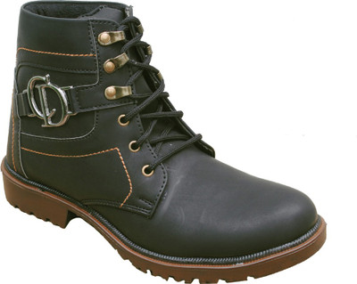

Lee Grip Boots For Men(Black, Blue