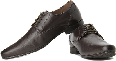 Red Tape Men Genuine Leather Lace Up Shoes For Men(Brown), 2b;brown