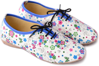 

Myra Floral Printed Casuals For Women(Blue