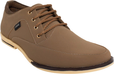 

D'Solz Lace Up Corporate Casuals For Men(Brown, Charming brown
