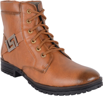 

Voochie Smart Look Boots For Men(Tan