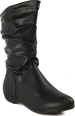 

Flat n Heels Boots For Women(Black)