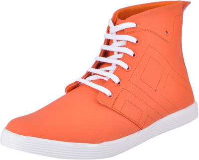 

FAUSTO Trendy Sneakers For Men(Orange