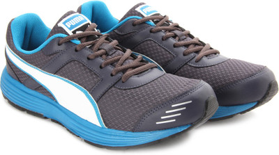 

Puma Harbour Fashion DP Men Running Shoes For Men(Blue, Grey, Periscope-white-atomic blue