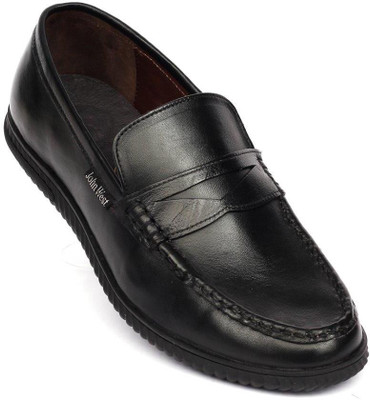 

John West Stress Loose Slip On Shoes For Men(Black)