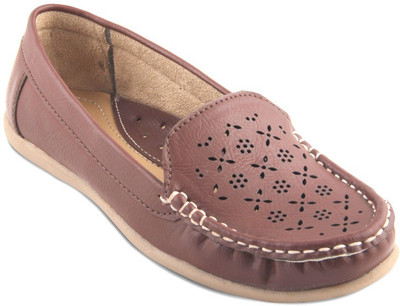 

Pink Fever Loafers For Women(Brown