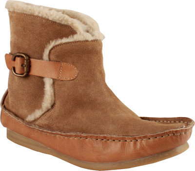 

Salt N Pepper 11-382 Ozone Sand Beige Boots For Women(Beige