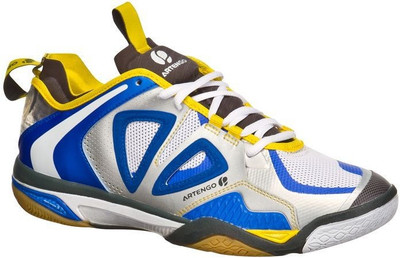

Artengo by Decathlon Men Badminton Shoes For Men(White, Blue, 74;white blue