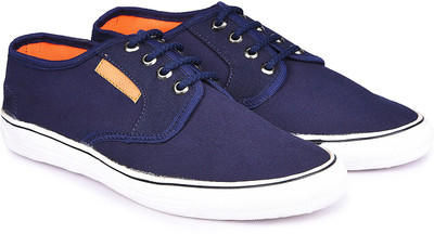 

Andrew Scott Men's Black Canvas Sneakers For Men(Blue