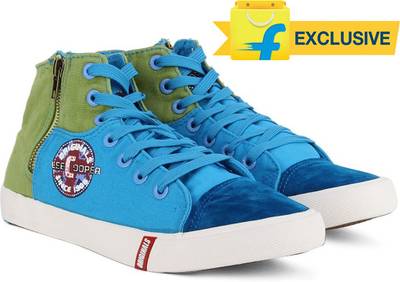 Lee Cooper Men Mid Ankle Canvas Sneakers