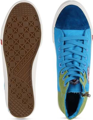 Lee Cooper Men Mid Ankle Canvas Sneakers
