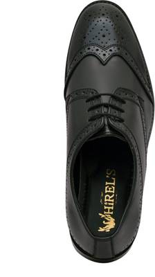 Hirel's Tan Cap Toe Derby Brogue Lace Up Lace Up