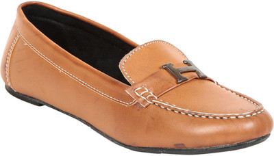 

Adorn Elegant and Trendy Loafers For Women(Tan