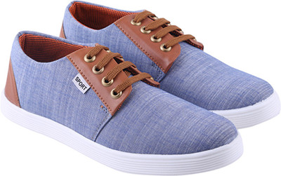 

Go India Store Canvas Shoes For Men(Blue
