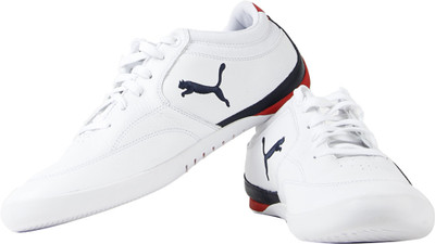 

Puma BMW MS Chrono Lo Casuals For Men(White), White & bmw team blue