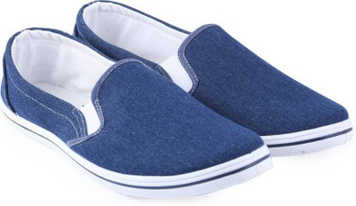 

Flying Machine Canvas Canvas Loafers For Men(Blue, Blue-washed deniim
