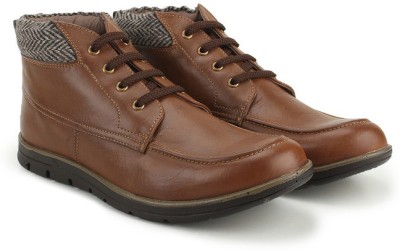 

Knotty Derby Anthony Penny Ankle Boots For Men(Tan, Tan+grey