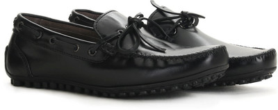 

WROGN Genuine Leather Loafers For Men(Black