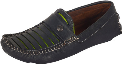 

With The Fashion Loafers For Men(Black, Black/green