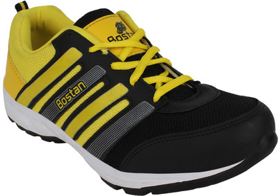 Bostan Running Shoes For Men(Black, Yellow